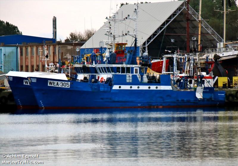 wla-305 (Fishing Vessel) - IMO 7905998, MMSI 261004830, Call Sign SPG2448 under the flag of Poland