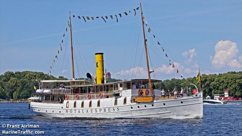 motala express (Passenger ship) - IMO , MMSI 265523990, Call Sign SFOD under the flag of Sweden