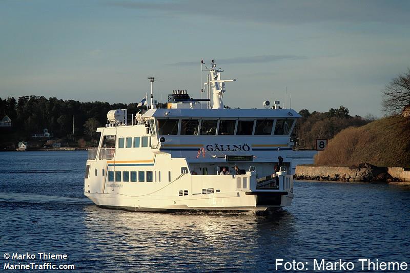 gallno (Passenger Ship) - IMO , MMSI 265649350, Call Sign SKBN under the flag of Sweden