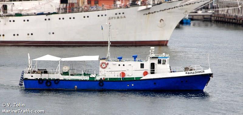 fidonisi (Diving ops) - IMO , MMSI 272079800 under the flag of Ukraine