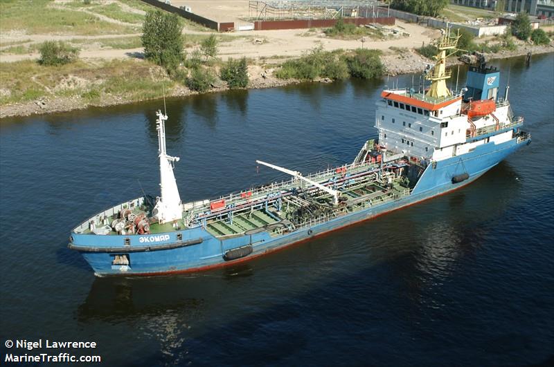 ecomar (Chemical Tanker) - IMO 7804948, MMSI 273441620, Call Sign UEWV under the flag of Russia