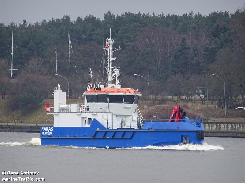 naras (Diving ops) - IMO , MMSI 277552000, Call Sign LY3854 under the flag of Lithuania