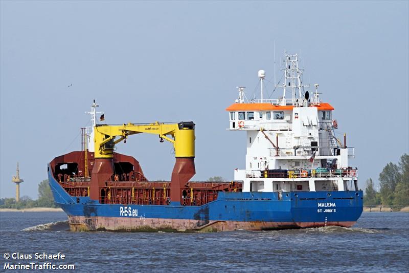 margarethe (General Cargo Ship) - IMO 9375886, MMSI 304925000, Call Sign V2BT8 under the flag of Antigua & Barbuda