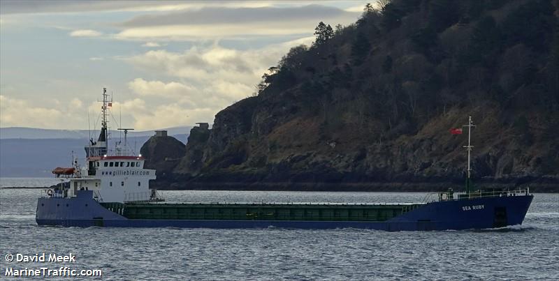 sea ruby (General Cargo Ship) - IMO 9006447, MMSI 314498000, Call Sign 8PAU2 under the flag of Barbados