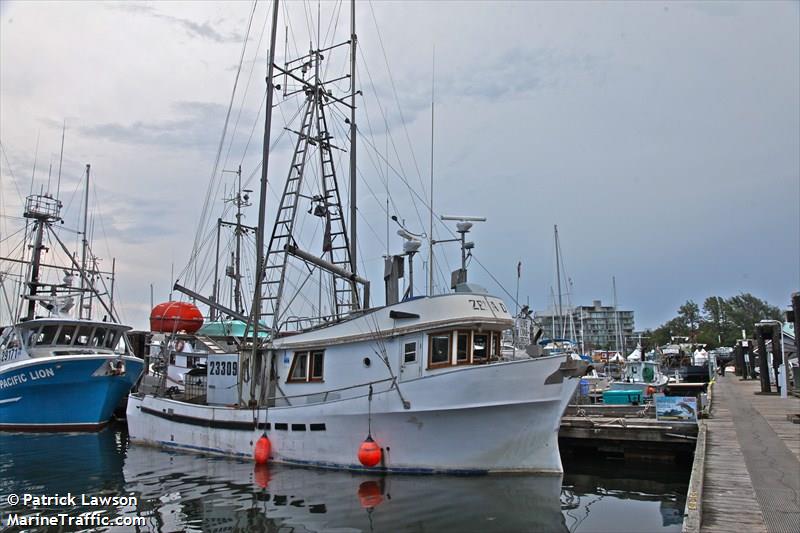 zena d (Fishing vessel) - IMO , MMSI 316005154, Call Sign CZ5398 under the flag of Canada