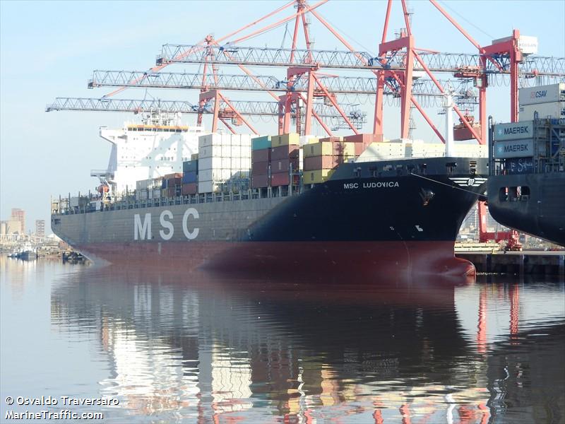 msc ludovica (Container Ship) - IMO 9251690, MMSI 351248000, Call Sign HPAF under the flag of Panama