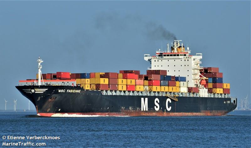 msc fabienne (Container Ship) - IMO 9279965, MMSI 354415000, Call Sign H3SF under the flag of Panama