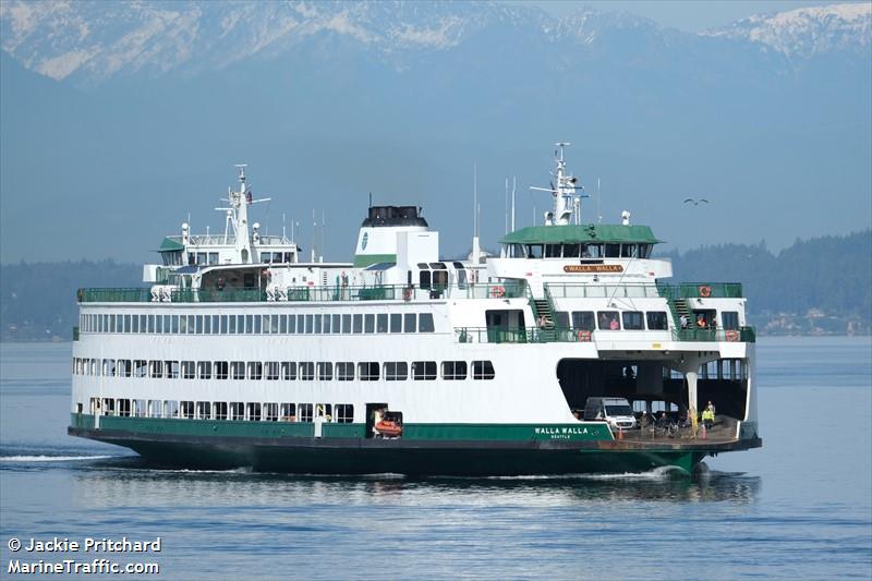 wsf walla walla (Passenger/Ro-Ro Cargo Ship) - IMO 7233151, MMSI 366772780, Call Sign WYX2158 under the flag of United States (USA)