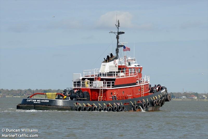 captain w.d. haden (Tug) - IMO 7814589, MMSI 366921540, Call Sign WCQ5440 under the flag of United States (USA)