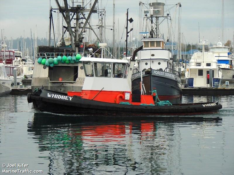 whidbey (Towing vessel) - IMO , MMSI 367028060, Call Sign WDC4648 under the flag of United States (USA)