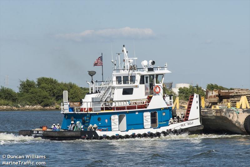 sea wolf (Tug) - IMO , MMSI 367317630, Call Sign WDJ8934 under the flag of United States (USA)