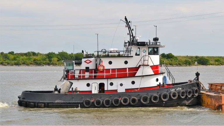 lady lafon (Tug) - IMO , MMSI 367666980, Call Sign WDH9335 under the flag of United States (USA)