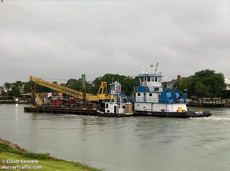 russell marine 1 (Towing vessel) - IMO , MMSI 368046620, Call Sign WDK3577 under the flag of United States (USA)