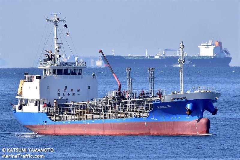 no2kakusui maru (Chemical Tanker) - IMO 9796212, MMSI 431007204, Call Sign JD3968 under the flag of Japan