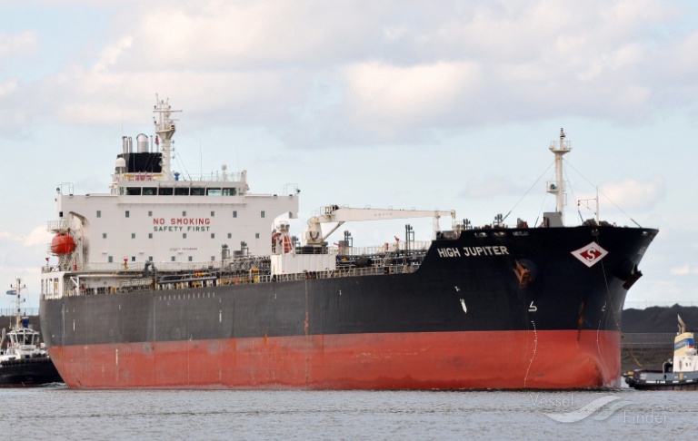 high jupiter (Chemical/Oil Products Tanker) - IMO 9366299, MMSI 477141500, Call Sign VREK3 under the flag of Hong Kong