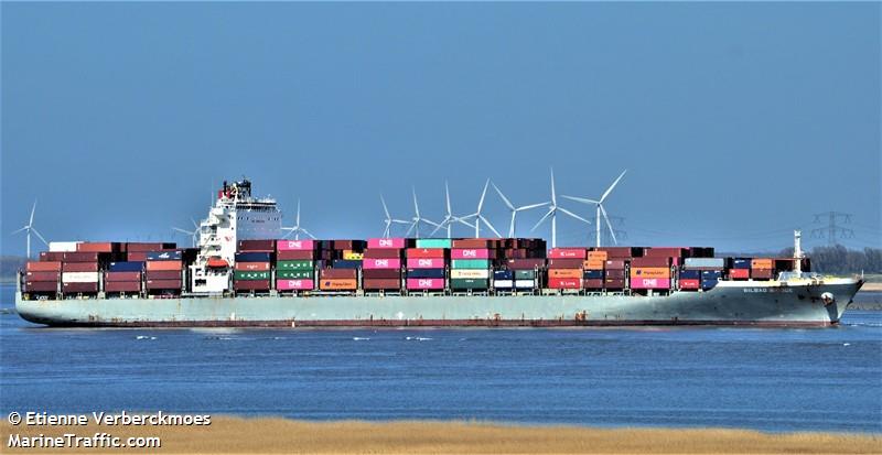 bilbao bridge (Container Ship) - IMO 9492701, MMSI 477866300, Call Sign VRHY6 under the flag of Hong Kong