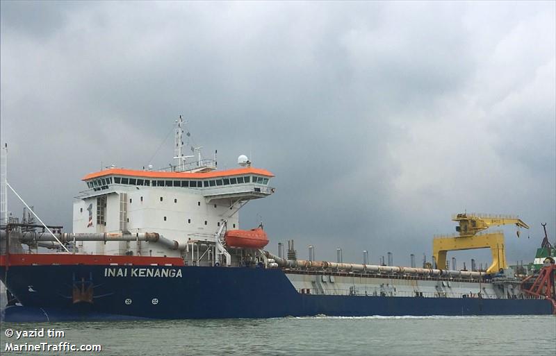 inai kenanga (Hopper Dredger) - IMO 9568782, MMSI 533180137, Call Sign 9MQG7 under the flag of Malaysia