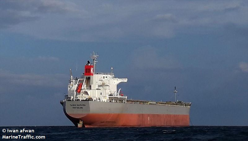 tasik sakura (Bulk Carrier) - IMO 9460538, MMSI 533180193, Call Sign 9MVU7 under the flag of Malaysia