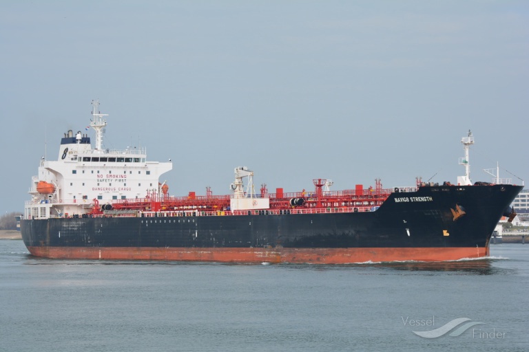navig8 strength (Chemical/Oil Products Tanker) - IMO 9418145, MMSI 538003678, Call Sign V7SL8 under the flag of Marshall Islands