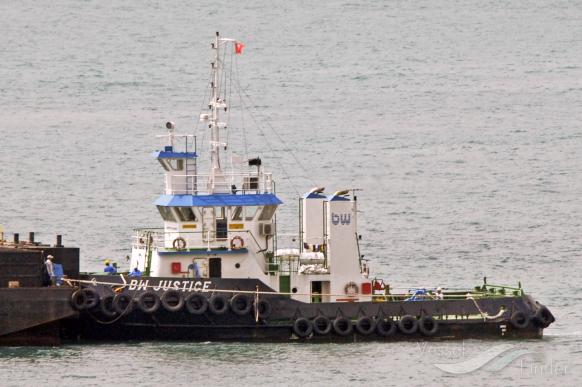 bw justice (Tug) - IMO , MMSI 563005620, Call Sign 9V6515 under the flag of Singapore