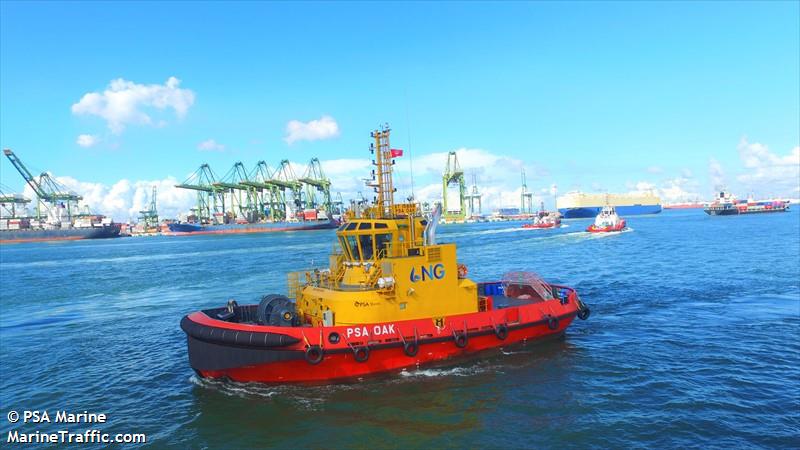 psa oak ww60 (Tug) - IMO 9853694, MMSI 563069230, Call Sign 9V3289 under the flag of Singapore