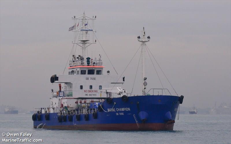 hy champion (Bunkering Tanker) - IMO 9627655, MMSI 566382000, Call Sign 9V9194 under the flag of Singapore