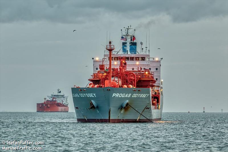 progas odyssey (LPG Tanker) - IMO 9545211, MMSI 636016176, Call Sign D5EV8 under the flag of Liberia