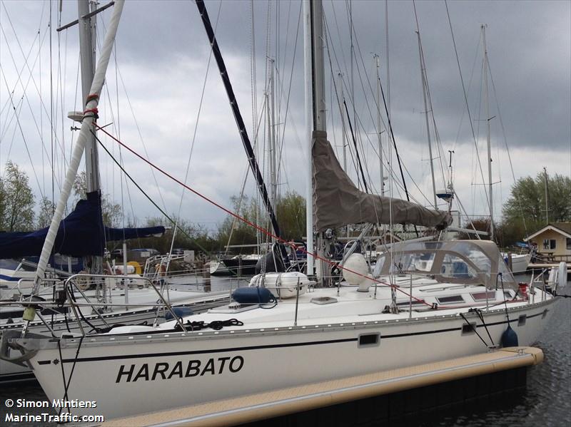 harabato (Sailing vessel) - IMO , MMSI 205220930, Call Sign OP2209 under the flag of Belgium
