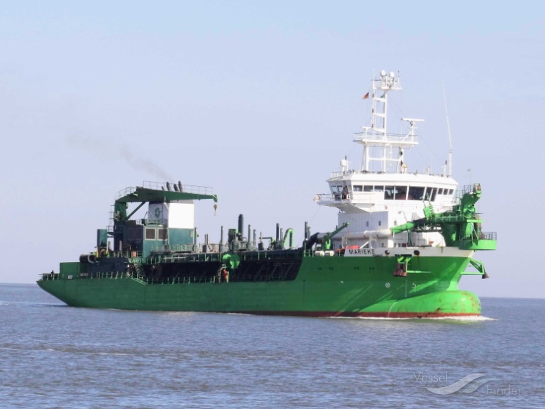 marieke (Hopper Dredger) - IMO 9360714, MMSI 205745000, Call Sign ORSU under the flag of Belgium