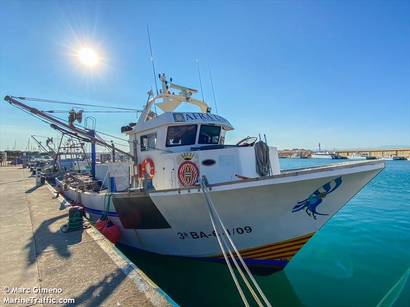 afra uno (Fishing vessel) - IMO , MMSI 224594250, Call Sign EA7433 under the flag of Spain