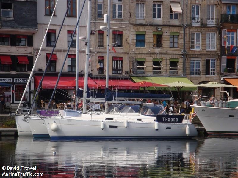 tesoro (Sailing vessel) - IMO , MMSI 232004658, Call Sign MZNC7 under the flag of United Kingdom (UK)