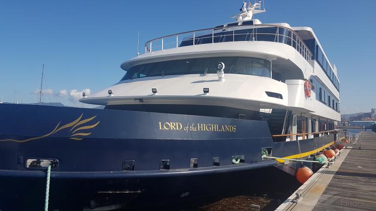 lord of the highland (Passenger (Cruise) Ship) - IMO 9641285, MMSI 232027110, Call Sign MHCT6 under the flag of United Kingdom (UK)
