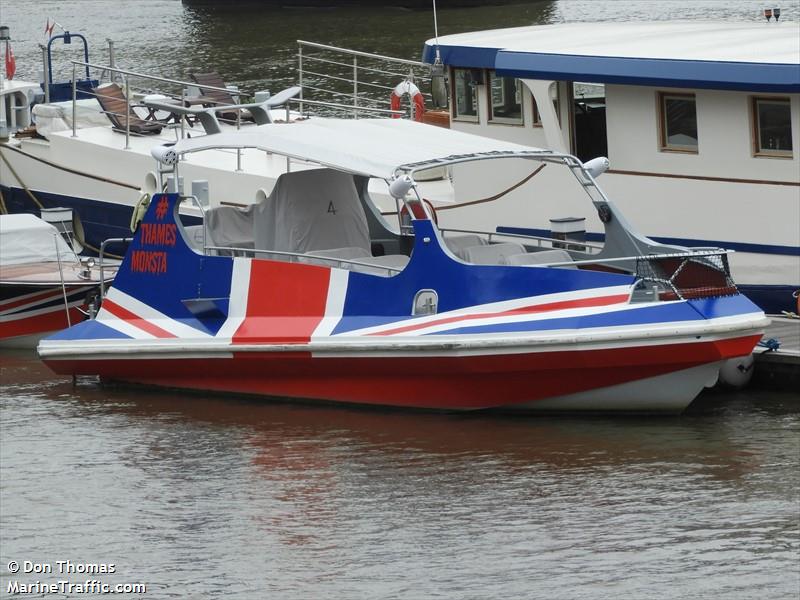thames monsta (Unknown) - IMO , MMSI 235019326, Call Sign MFNJ5 under the flag of United Kingdom (UK)