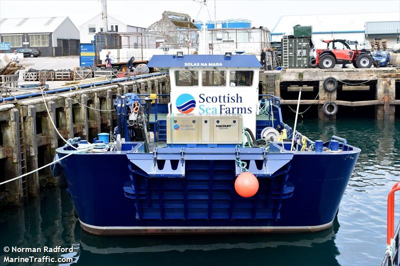 solas na mara (Pleasure craft) - IMO , MMSI 235053448, Call Sign MQRT6 under the flag of United Kingdom (UK)