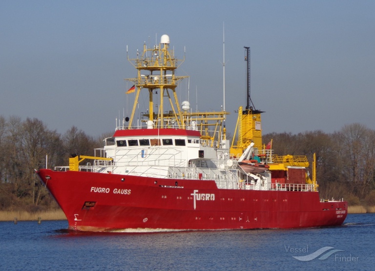 fugro gauss (Research Vessel) - IMO 7824883, MMSI 236403000, Call Sign ZDIA4 under the flag of Gibraltar