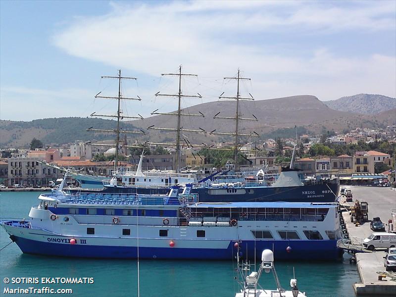 oinoussai iii (Passenger/Ro-Ro Cargo Ship) - IMO 8984745, MMSI 237014600, Call Sign SX6809 under the flag of Greece