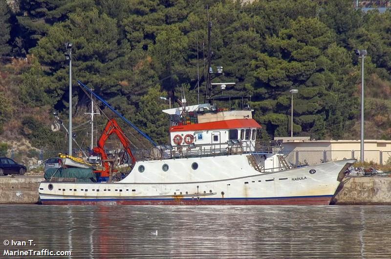 radula (Fishing Vessel) - IMO 9183180, MMSI 238118140, Call Sign 9A8531 under the flag of Croatia