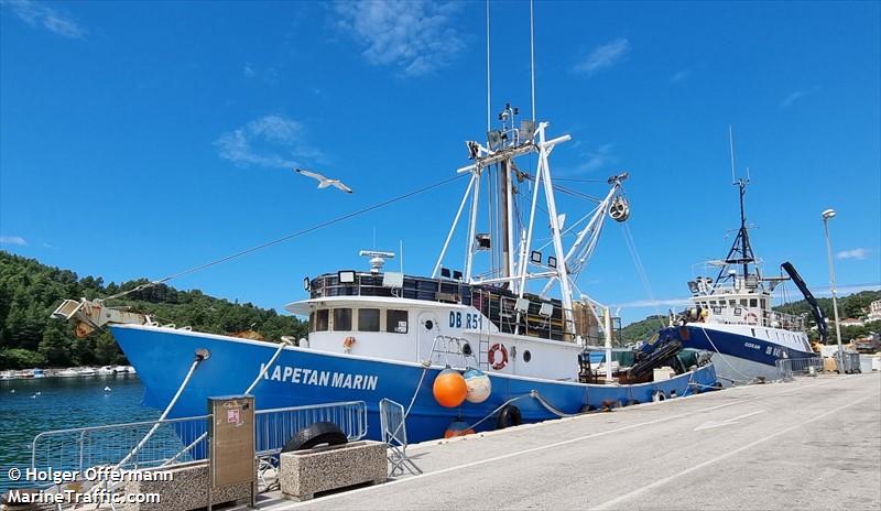 kapetan marin (Fishing vessel) - IMO , MMSI 238905540, Call Sign 9AA6318 under the flag of Croatia