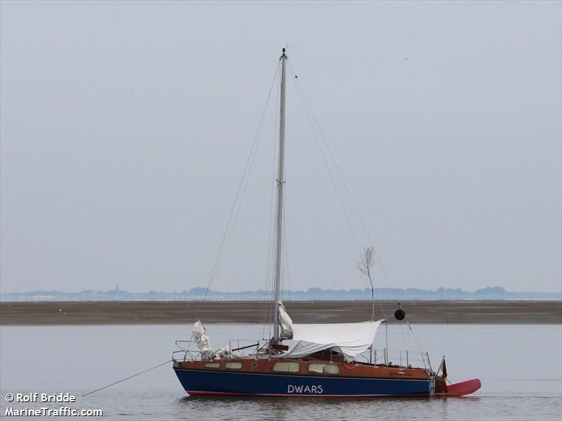 dwars (Sailing vessel) - IMO , MMSI 244020327, Call Sign PI 2521 under the flag of Netherlands