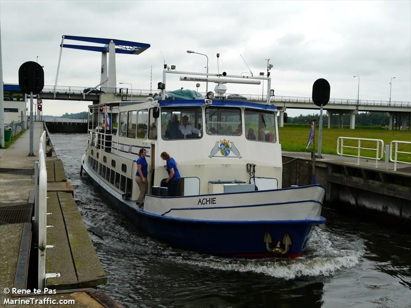 achie (Passenger ship) - IMO , MMSI 244740775, Call Sign PD3033 under the flag of Netherlands