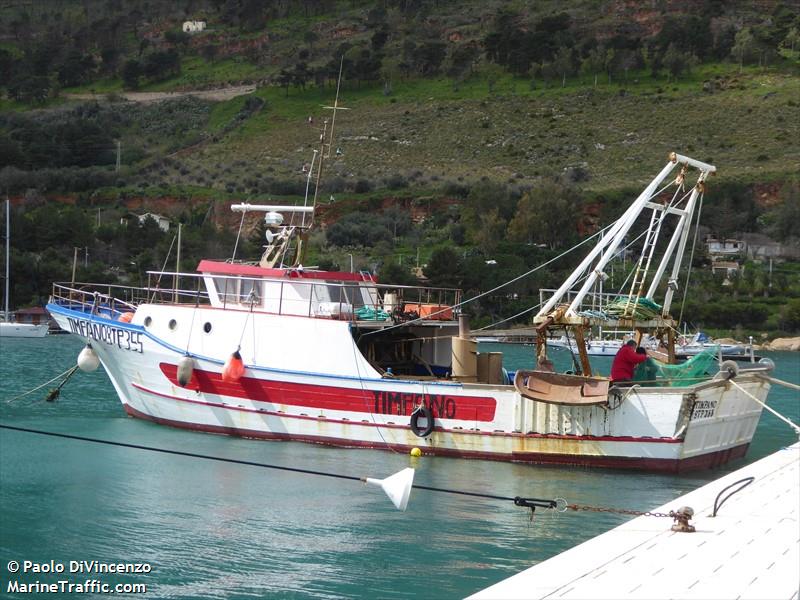 mp timpano (Fishing vessel) - IMO , MMSI 247142440, Call Sign IFQH under the flag of Italy