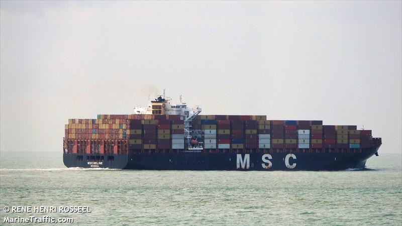 msc meline (Container Ship) - IMO 9702077, MMSI 255806497, Call Sign CQEV6 under the flag of Madeira