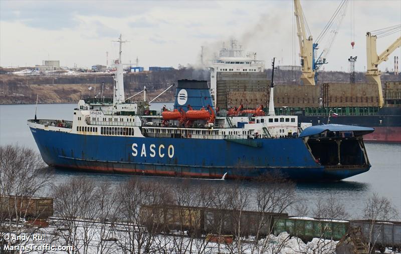 sakhalin9 (Passenger/Ro-Ro Cargo Ship) - IMO 8728543, MMSI 273185600, Call Sign UCEE under the flag of Russia