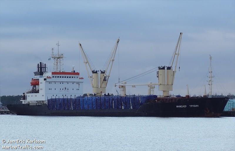 inzhener trubin (General Cargo Ship) - IMO 8502080, MMSI 273358380, Call Sign UBCJ2 under the flag of Russia