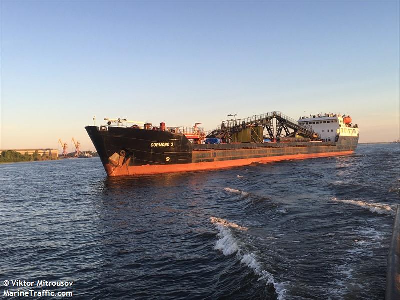 sormovo 3 (General Cargo Ship) - IMO 8101422, MMSI 273371950, Call Sign UBFN6 under the flag of Russia