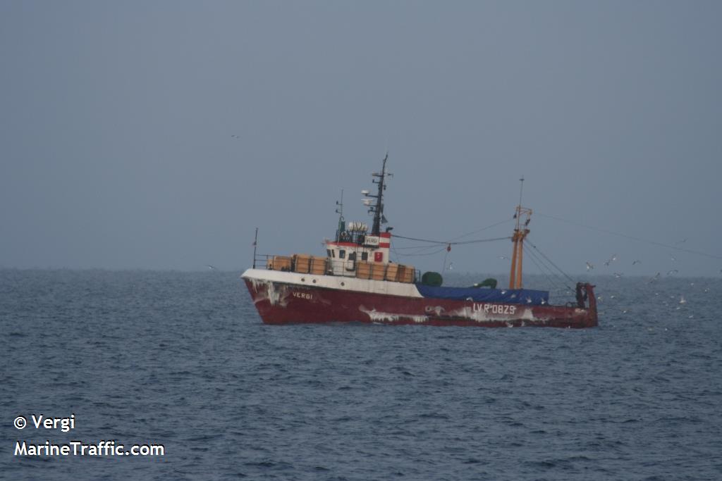 vergi (Fishing Vessel) - IMO 8331584, MMSI 275072000, Call Sign YL2402 under the flag of Latvia