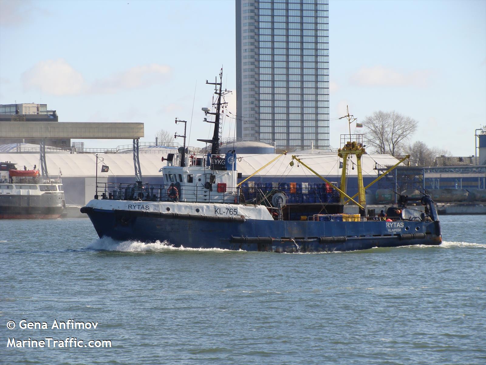 rytas (Fishing Vessel) - IMO 8854213, MMSI 276811000, Call Sign ESNC under the flag of Estonia