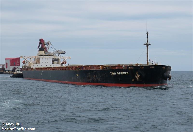 ten spring (Bulk Carrier) - IMO 9196826, MMSI 357902000, Call Sign H3DH under the flag of Panama