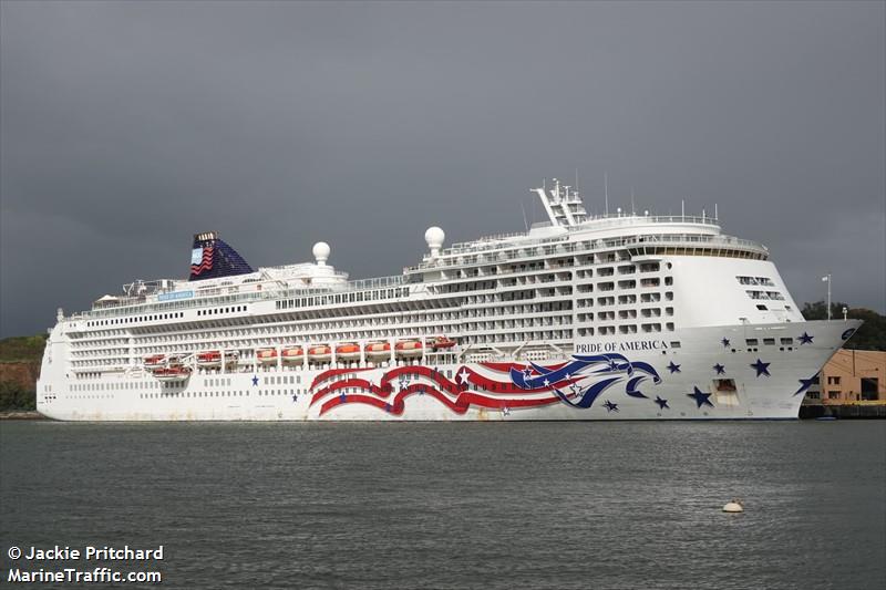 pride of america (Passenger (Cruise) Ship) - IMO 9209221, MMSI 366994450, Call Sign WNBE under the flag of United States (USA)