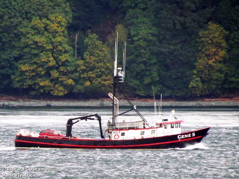 gene s (Fishing Vessel) - IMO 8133255, MMSI 367019340, Call Sign WAK5647 under the flag of United States (USA)